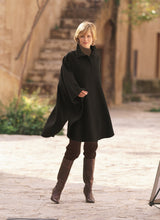 Cape with Saddle Stitching